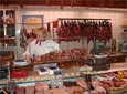 A typical meat market in Erfurt Germany, you could smell it  a block away.  YUMMMMM!