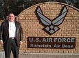 At the Gate at Ramstein Air Force Base.